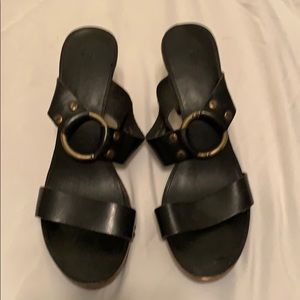 Frye Sophia Ring Sandal Black 7.5
